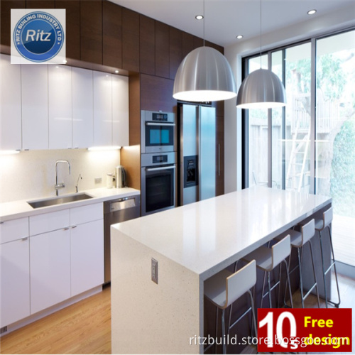 Free Design Modular Kitchen Furniture Indoor Kitchen Cabinet PVC Merterial